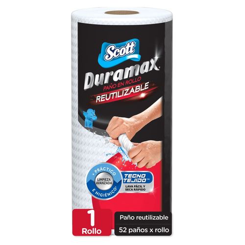 Toalla Reutilizable Scott Duramax 52 Hojas por Rollo - 1 Rollo