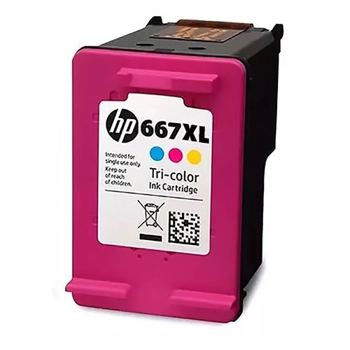Tinta HP 667XL CO 1275, 2375, 2774, al 2776