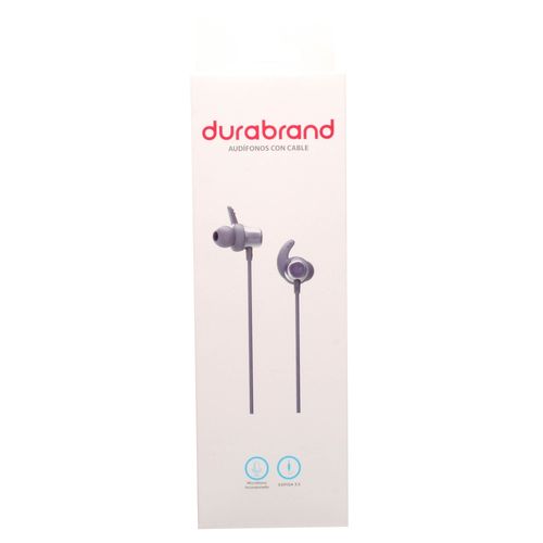 Auriculares Durabrand S928PP con cable color morado