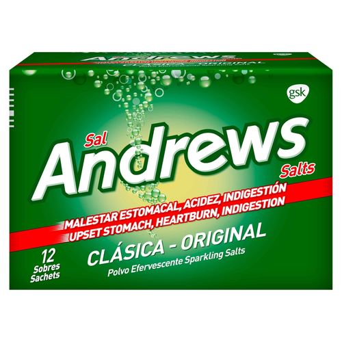 Sal Andrews Clásica Original, Caja 12 sobres