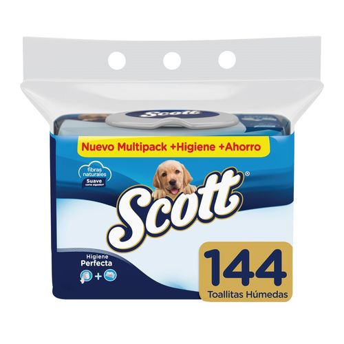 Papel Higiénico Húmedo Scott -144 unidades