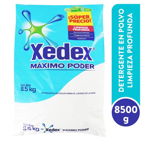 Detergente Xedex Máximo Poder -8500 gr