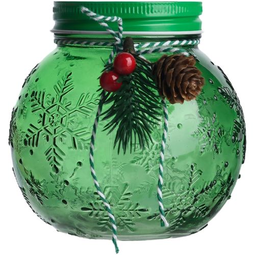 Organizador Holiday Time vidrio color verde