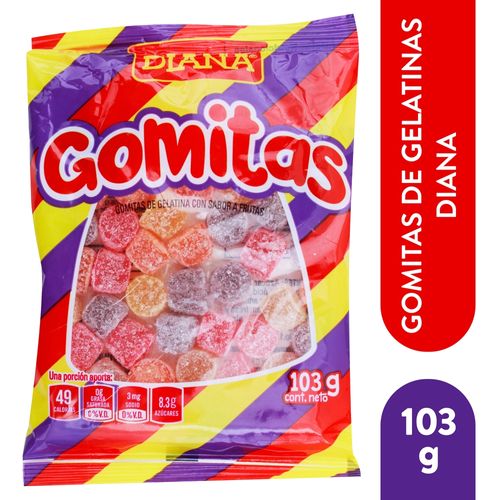 Gomita Diana saboe frutas en bolsa - 103 g