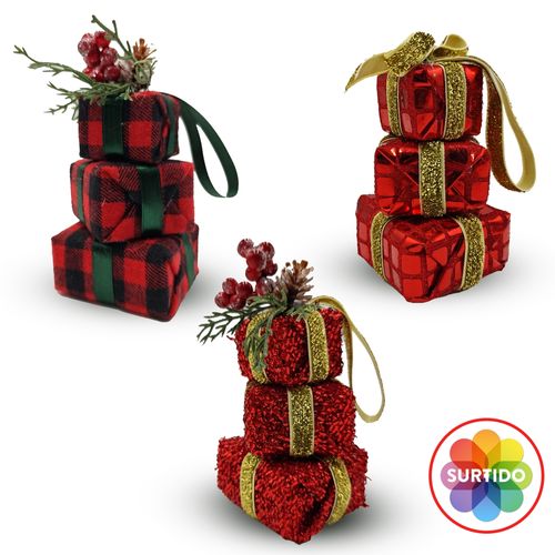 Adorno Árbol Holiday Time Navideño -12 cm