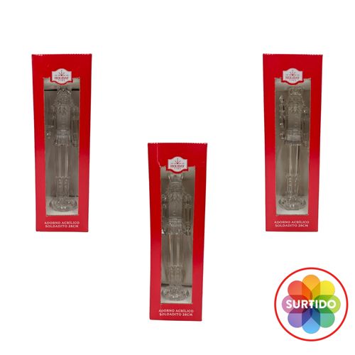 Cascanuez Holiday Time Acrílico -28 cm