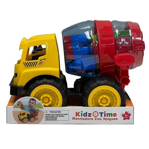 Mezcladora Kidz Time con bloques - 10 pzas