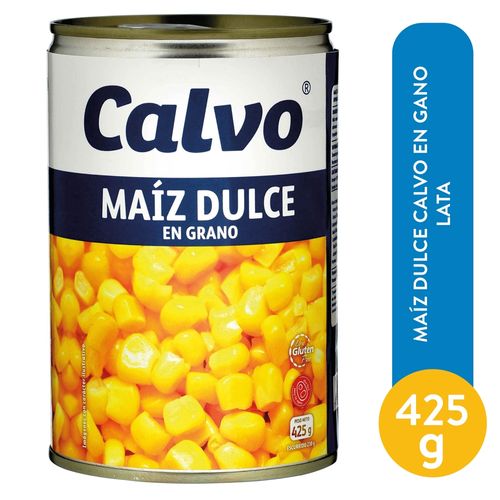 Maiz Dulce Calvo En Grano Lata -425gr