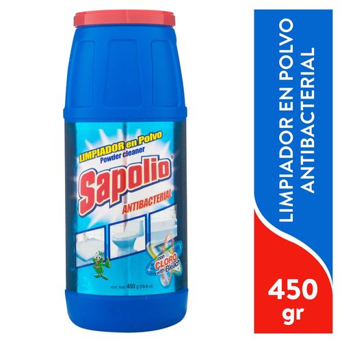 Limpiador Sapolio Antibacterial En Polvo -450 gr