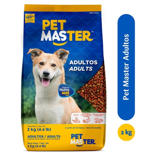 Alimento Pet Master Perro Adulto, Más 18 Meses - 2kg