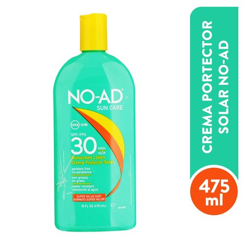 Protector solar NO AD FPS 30 - 473 g