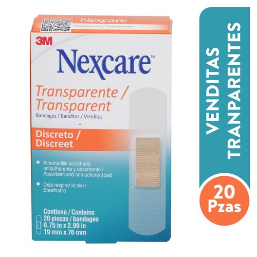 Nexcare Venditas Plastica Transp 20Ea