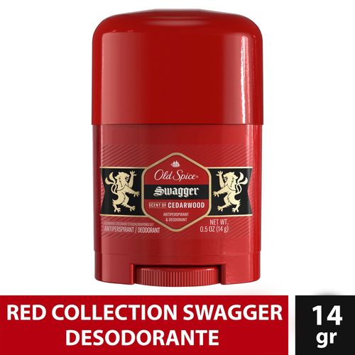 Desodorante Old Spice Para Hombres Red Collection Swagger - 14g