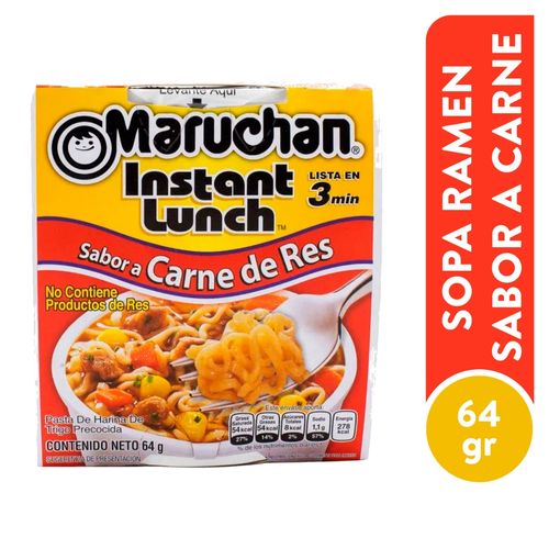 Sopa Maruchan instantánea ramen res - 64 g