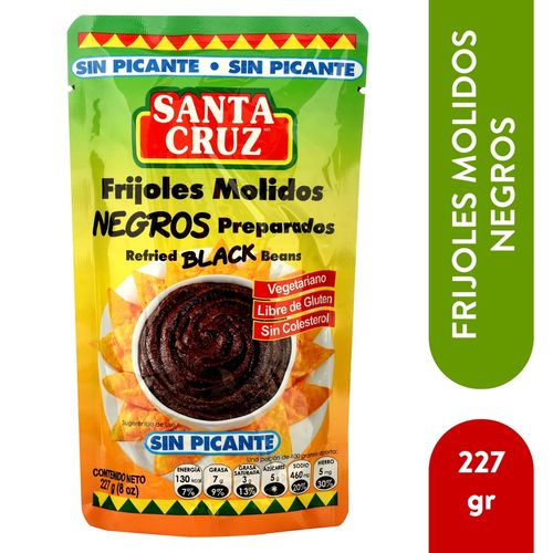 Frijol Santa Cruz Molido Negro Sin Picar - 227gr