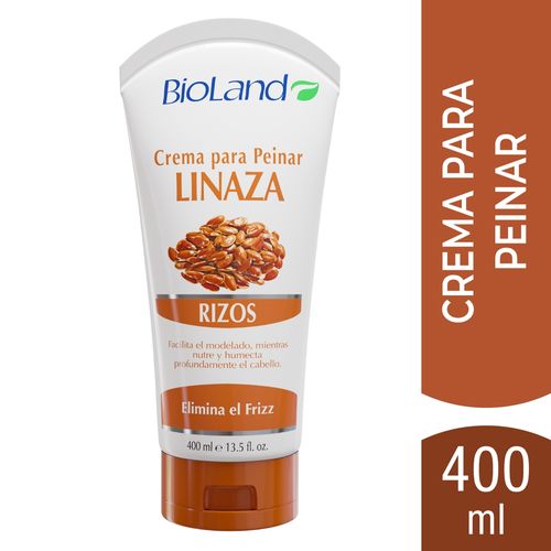 Crema para Peinar Bioland Linaza - 400ml