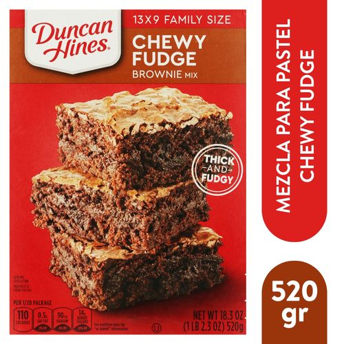 Mezcla Duncan Hines Brownie Dhines Tamaño Familiar -520 g