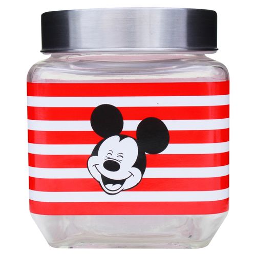 Frasco Vidrio Tapa De Metal 500ml Disney