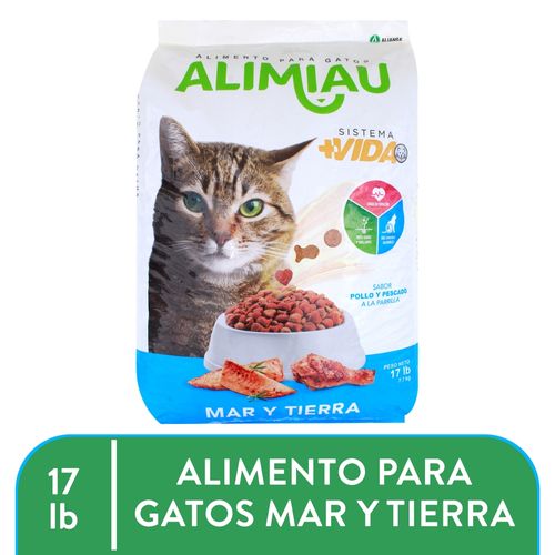 Alimento Alimiau para Gatos Mar Y Tierra - 7700 g