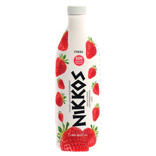 Yogurt Nikkos Fresa Liquido -1400ml