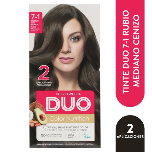 Duo Color Kit  7.1 Rubio Ceniza 285 Ml