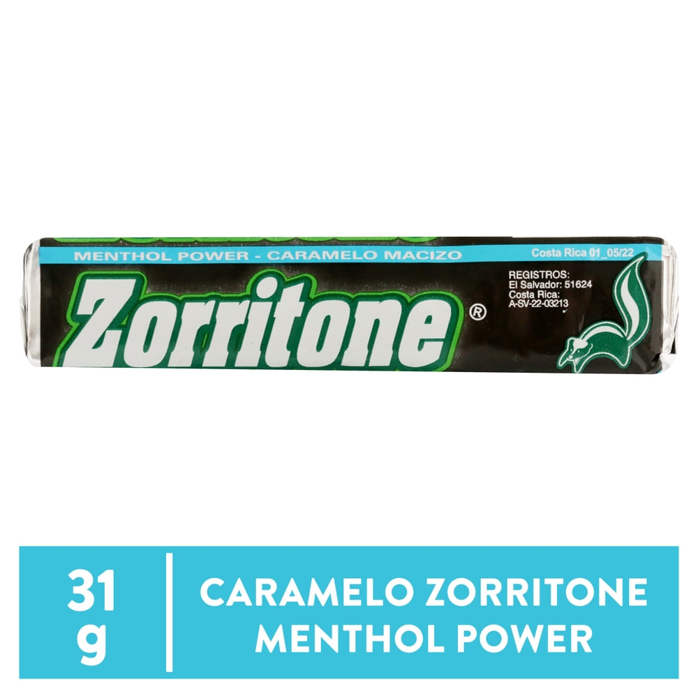 Ancalmo Caramelo Zorriton Menthol Power 31 g