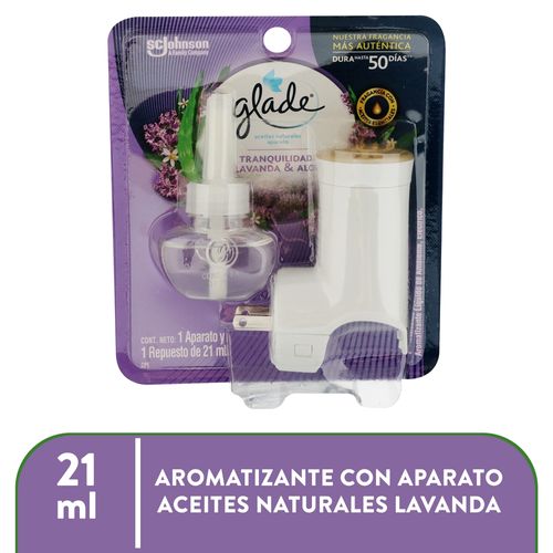 Aromatizante Glade Lavanda Aparato Y Repuesto Electrico