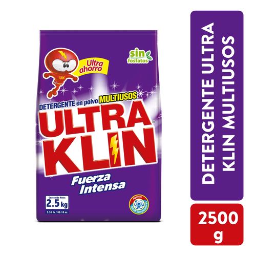 Detergente en polvo Ultrakin fuerza intensa - 2500 g