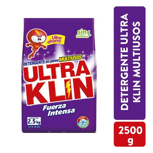 Detergente Ultraklin Fuerza Intensa -2500gr