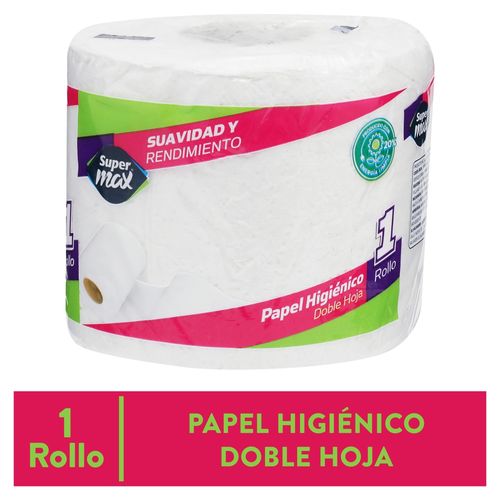 Papel Higiénico Supermax 330 Hojas Dobles 1 Rollo