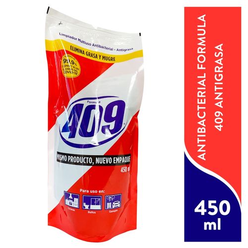 Antibacterial Formula 409 Antigrasa - 450 ml