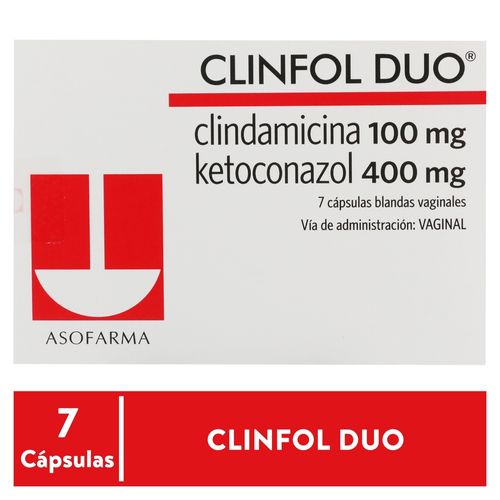 Clinfol Duo caja 7 óvulos vaginales - Precio indicado por óvulo