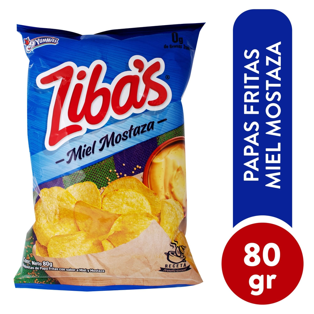 Yummies Papas Tostadas Zibas Mostaza Miel 80 g
