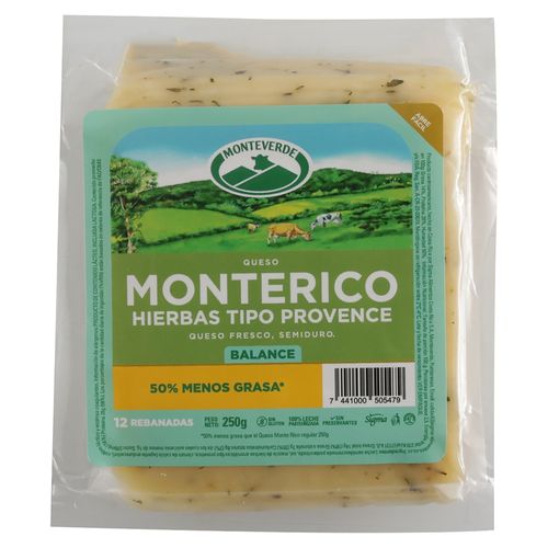 Queso Monte Rico hierbas tipo provence - 250 g