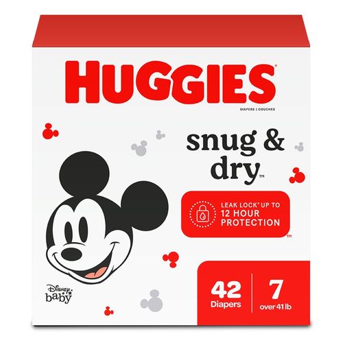 Pañales Huggies, Snug&Dry Etapa 7/XXXXG -42 uds