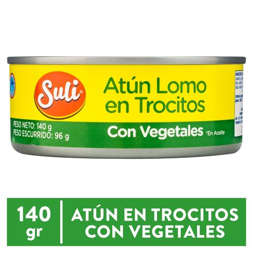 Atún Suli Trocitos Con Vegetales -140gr