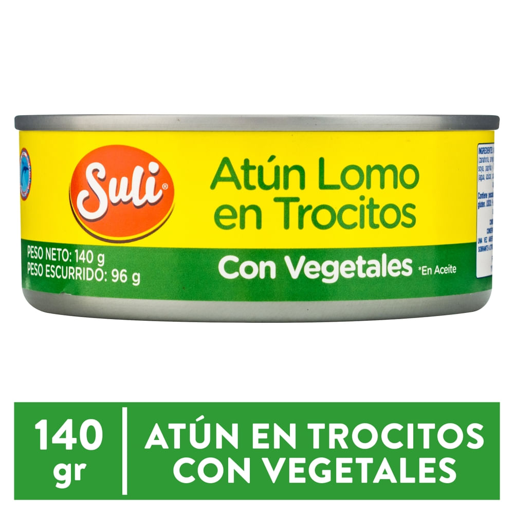 Suli Atún trocitos con vegetales 140 g