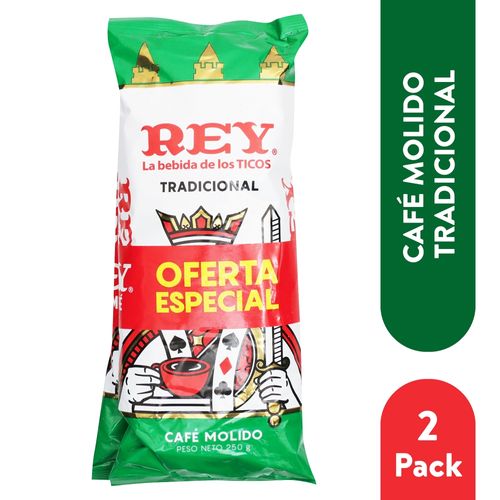 Café Rey molido tradicional 2 pack - 500 g