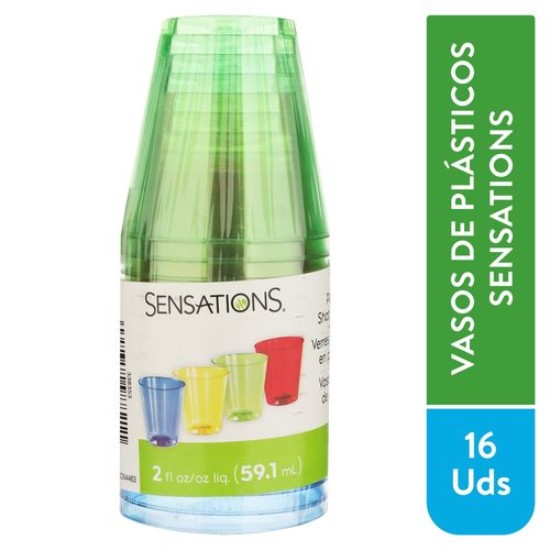 Vasos Shots Sensation Surtidos Und