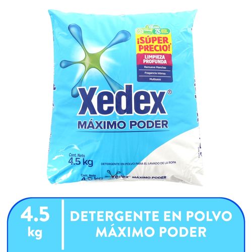 Detergente en polvo Xedex máximo poder - 4500 g