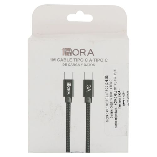 Cable 1Hora CAB265 tipo C - 1 m