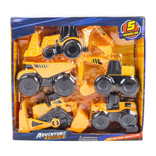 Vehículos de construcción Adventure Force set surtido
