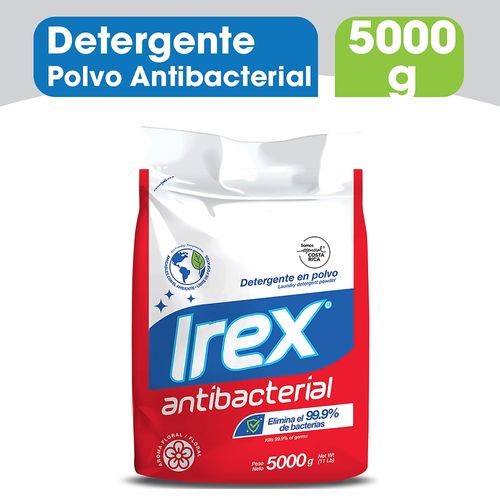 Detergente En Polvo Irex Antibacterial - 5000g