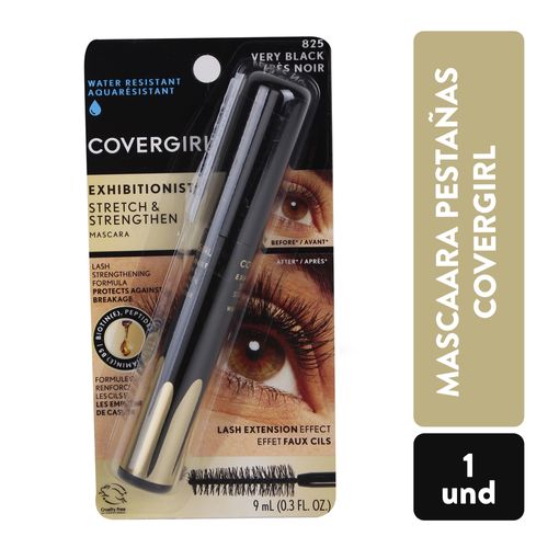 Mascara Para Pestañas Cover Girl Exhibiti Water Proof 825 9gr