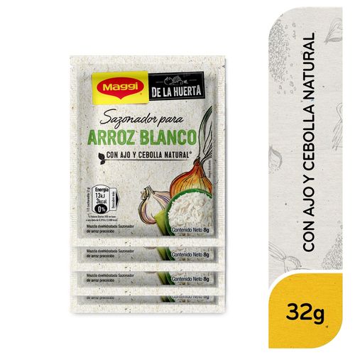 Sazonador Maggi De La Huerta Arroz Sobre - 32g