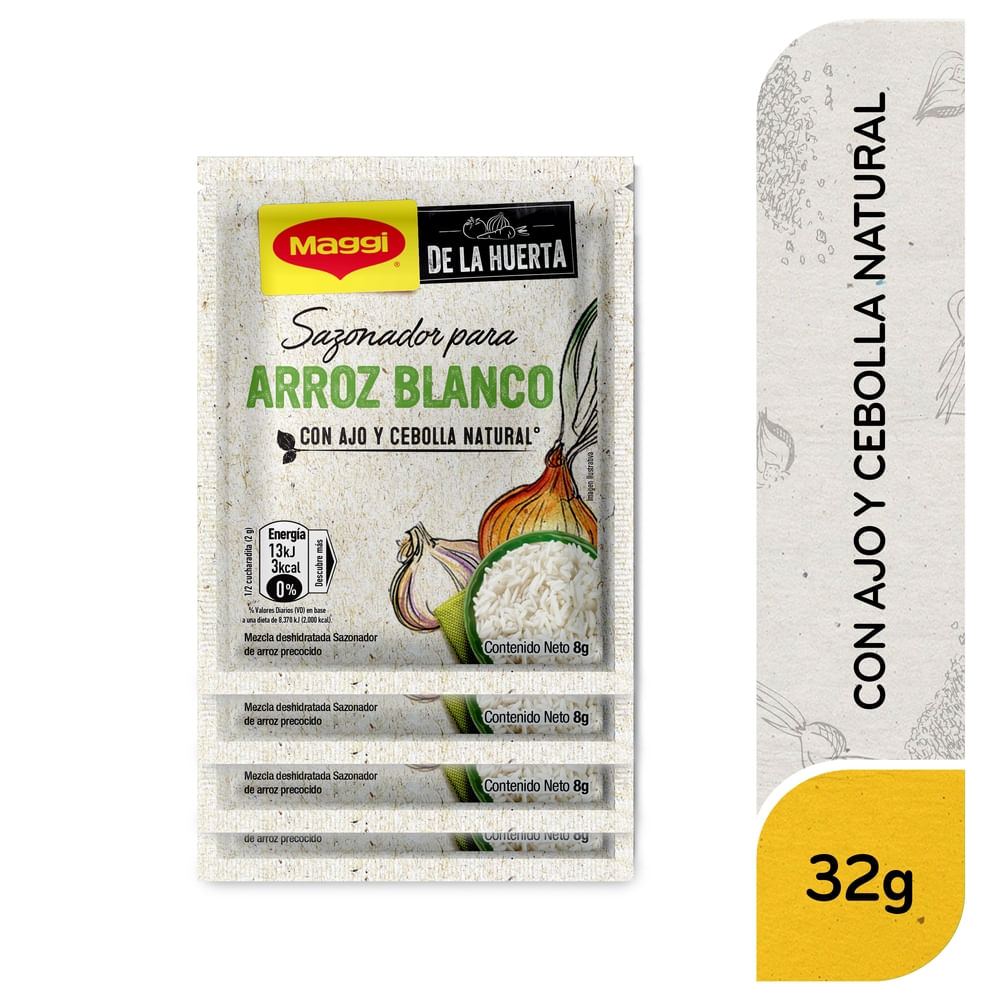 Maggi Sazonador De La Huerta Arroz 32 g