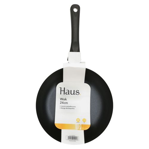 Wok Haus 24cm Negro