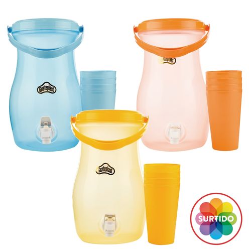 Chorro Picnic 4vasos Refresqueros 14 Oz
