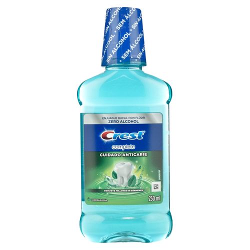 Enjuague bucal Crest cuidado anticarie con hierbabuena - 250 ml