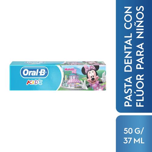 Pasta Dental anticaries Oral-B, Kid's Para Niños sabor chicle -50 g